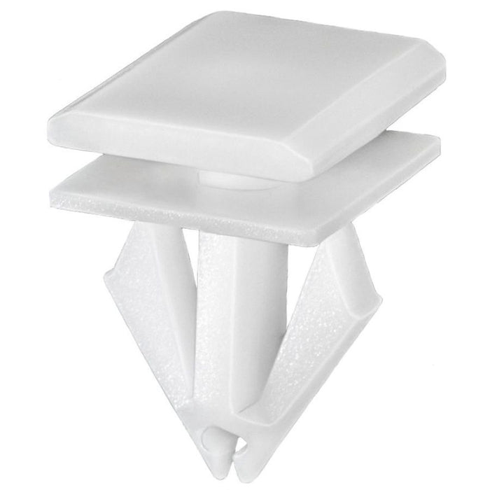 Auveco 20870 Rocker Panel Molding Clip, (9/16 x 13/16 in Top x 9/16 x 23/32 in Bottom) Head, Nylon,