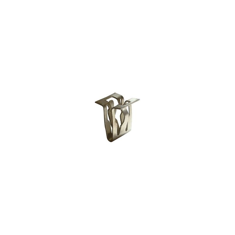 Auveco 20883 Bezel and Scuff Plate Molding Fastener, 15/32 in W x 11/16 in H, Metal, Zinc