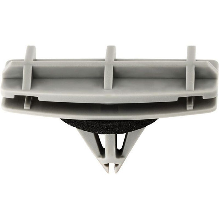 Auveco 20887 Fender Flare Molding Clip, (14 x 38 mm Top x 16 x 38 mm Bottom) Head x 15 mm L Stem, Ny