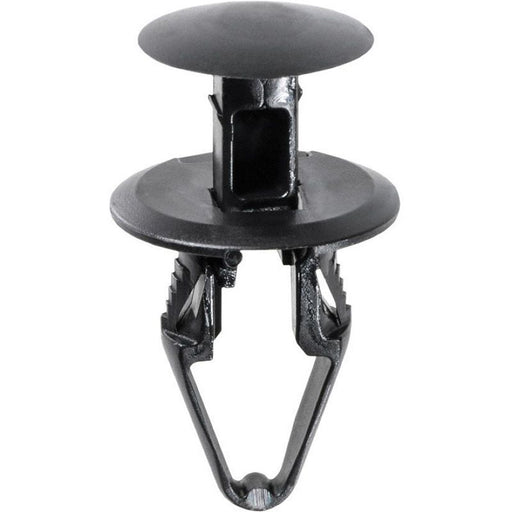 Auveco 20888 Push-Type with Closed End Wheel and Bumper Retainer, 18 mm Dia Head x 20 mm L Stem, Nyl