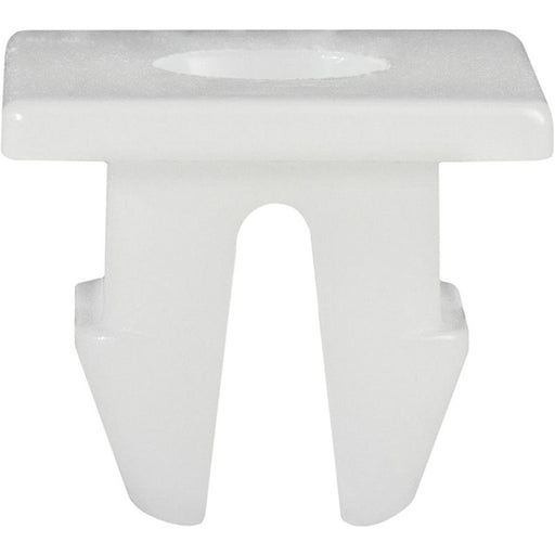Auveco 20895 Front Bumper Nut, M5.5 mm Screw x (14 x 16 mm) Head x 10 mm L Stem, Nylon, Natural — view 2