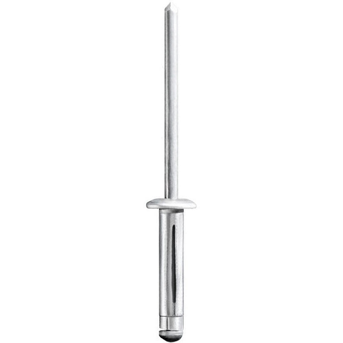 Auveco 20971 Split-Type Specialty Rivet, 5/32 in Dia x 3/64 to 9/32 in Grip Range, Aluminum Rivet/Ma