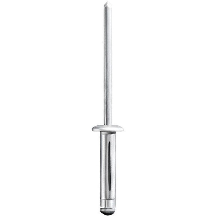 Auveco 20971 Split-Type Specialty Rivet, 5/32 in Dia x 3/64 to 9/32 in Grip Range, Aluminum Rivet/Ma