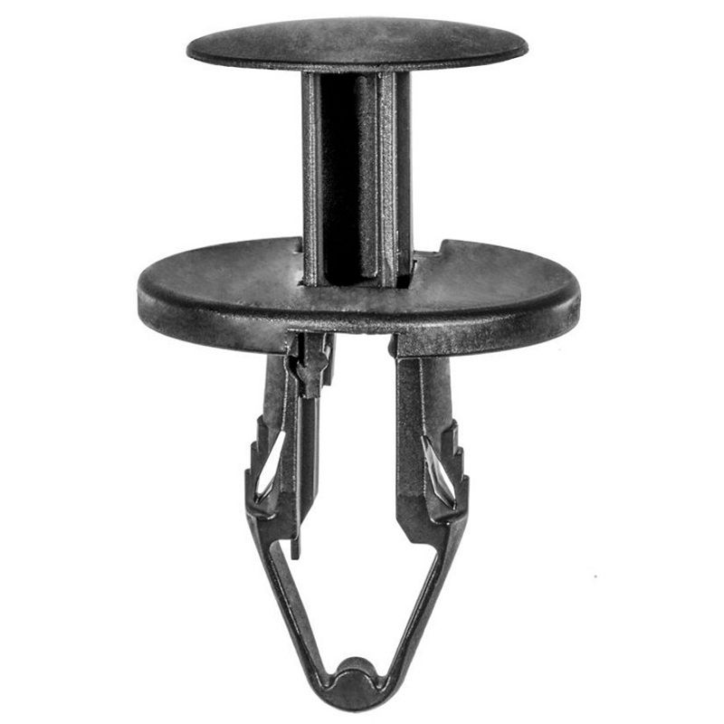 20994 Push-Type Retainer, 25 mm Head, Nylon, Black