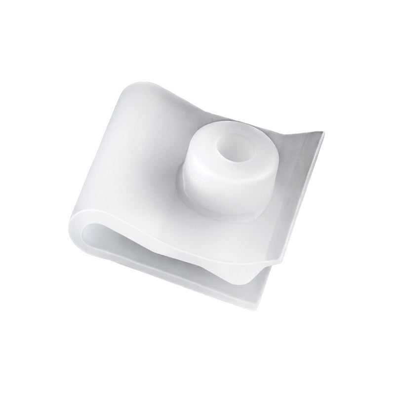 21017 U-Nut, M4.8 mm Screw, Nylon, White