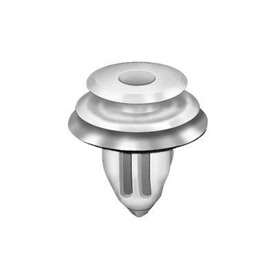Auveco 21102 Triple Head Type-10 Door Trim Panel Retainer, Nylon, White