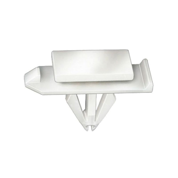 Auveco 21128 Rocker Molding Clip, (12 x 20 mm Top x 12 x 32 mm Bottom) Head x 15 mm L Stem, Nylon, W
