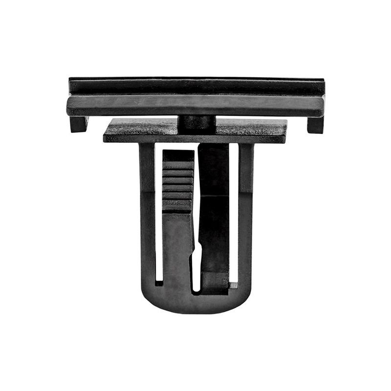 21154 Front Fender Flare Molding Clip, 13 × 31 mm Top × 14 × 22 mm Bottom, Black Nylon