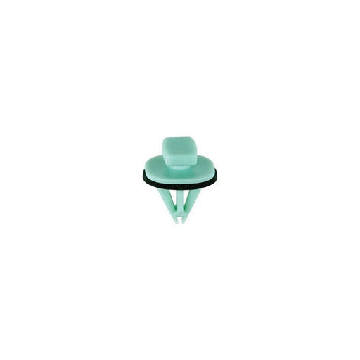 Auveco 21158 Fender Molding Clip, (7.5 x 11 mm Top x 15 x 15 mm Bottom) Head, Nylon, Green