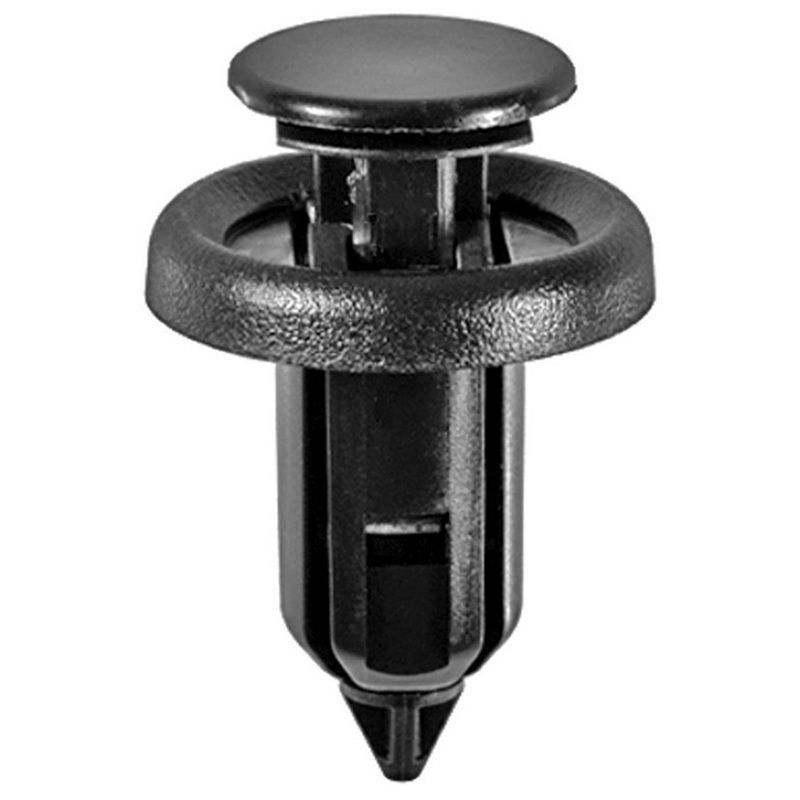 21173 Push-Type with Drive Pin Retainer, Black Nylon, Metal Insert Included