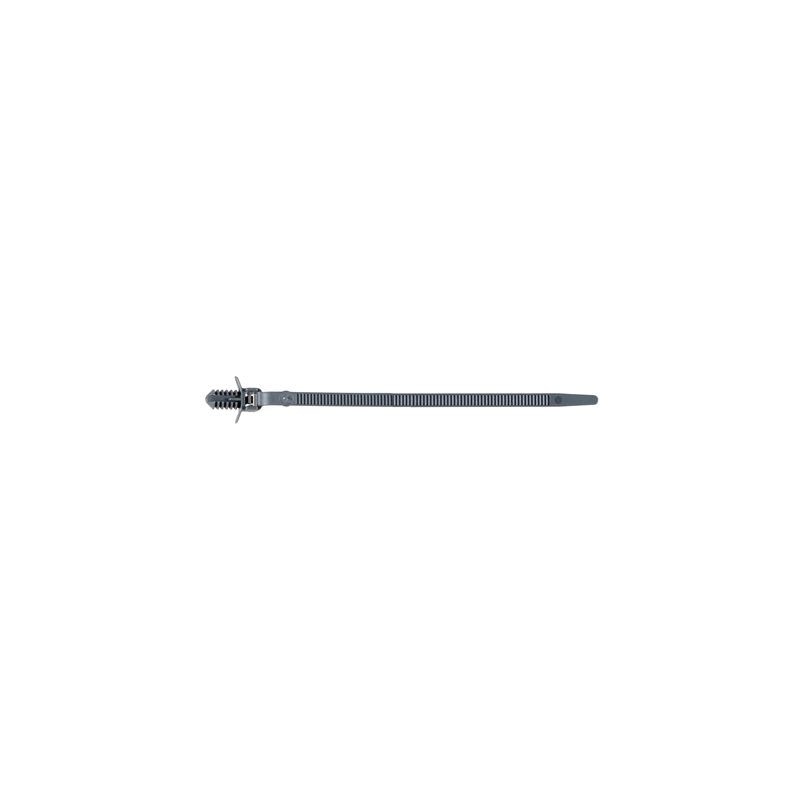 Auveco 21203 Cable Tie, 155 mm L x 5 mm W, Nylon, Gray