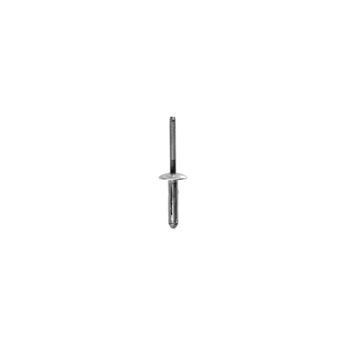 Auveco 21245 Specialty Rivet, 1/4 in Dia x 3/16 to 3/8 in Grip Range, Aluminum Rivet/Mandrel