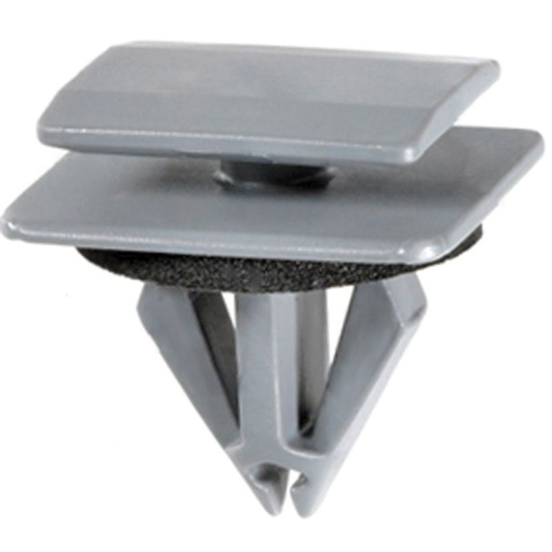 21522 Fender Rocker Molding Clip 14x18mm Top 18x21mm Bottom Gray Nylon
