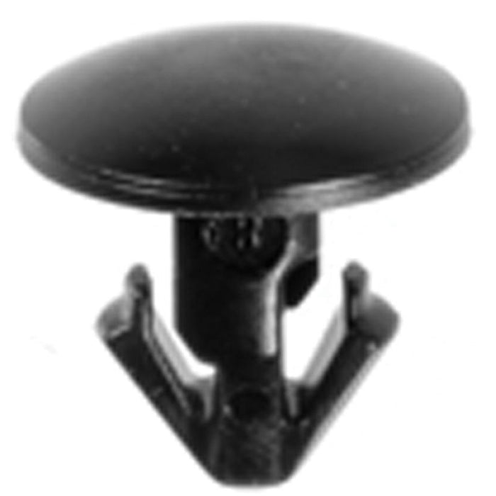 Auveco 21588 Single Head Type 4 Weatherstrip Retainer, 8 mm Dia Bottom Head, Nylon, Black