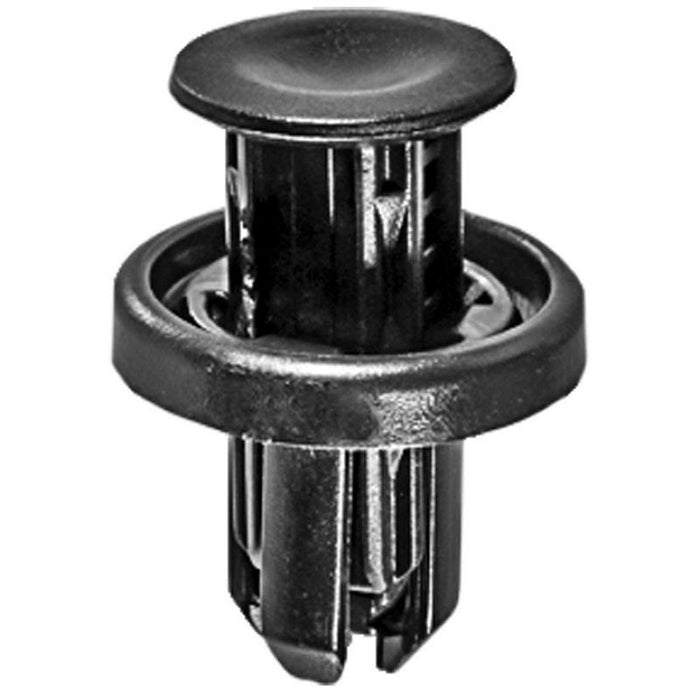 Auveco 21706 Push-Type Bumper and Wheel Well Liner Retainer, 20 mm Dia Head x 14 mm L Stem, Nylon, B
