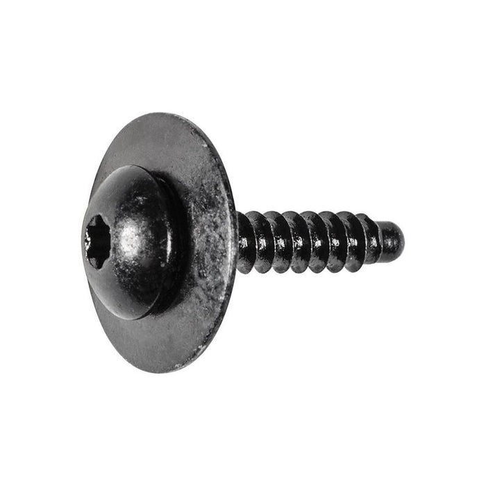 Auveco 22070 Torx Pan Head Sems Dog Point Tapping Screw, M4.2 x 1.41 mm Screw x 20 mm L, Zinc, Black