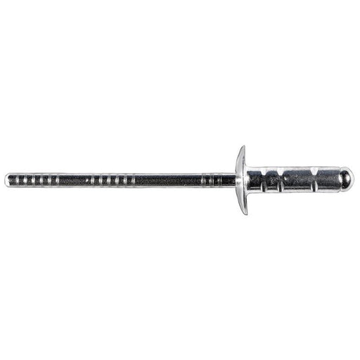 Auveco 22088 Specialty Rivet, 5/32 in Dia x 9/64 to 3/8 in Grip Range, Aluminum Rivet/Steel Mandrel