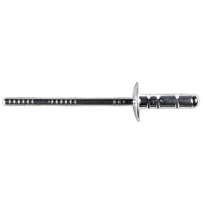 Auveco 22088 Specialty Rivet, 5/32 in Dia x 9/64 to 3/8 in Grip Range, Aluminum Rivet/Steel Mandrel