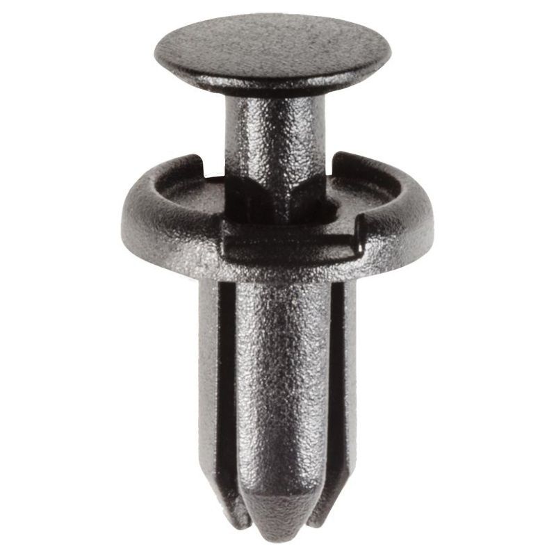 Auveco 22125 Push-Type Type 4 Front Bumper Retainer, 10 mm Dia Head x 10 mm L Stem x 5 mm Hole, Nylo