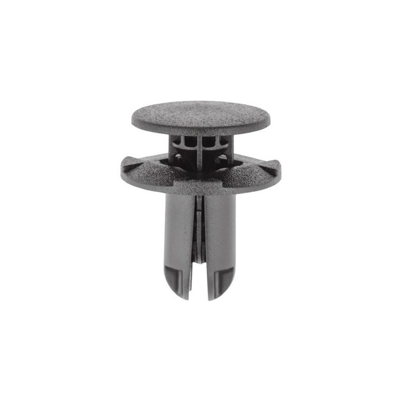 22253 Push-Type Fender Liner Retainer 18 mm Head 14 mm Stem 8 mm Hole Black Nylon