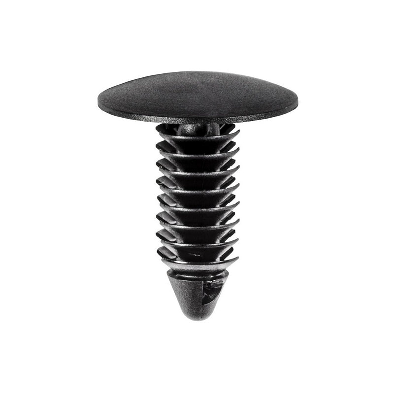 24204 Single Head Fender and Bumper Shield Retainer, 11/16 in Dia Bottom Head x 29/32 in OAL,