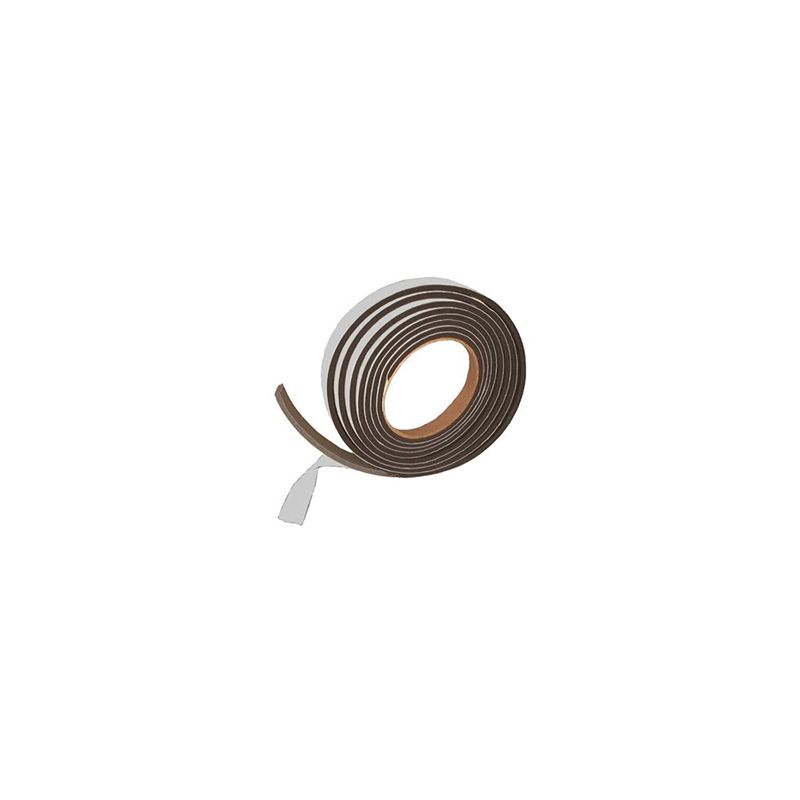 Auveco 4850 Peel-Bak Adhesive Sponge Weatherstrip, 50 ft L x 3/8 in W x 5/32 in THK, Neoprene