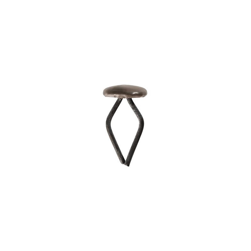 Auveco 5961 General Purpose Capped Trim Fastener, 17/32 in Dia Head x 7/8 in L Stem x 9/32 in Hole,