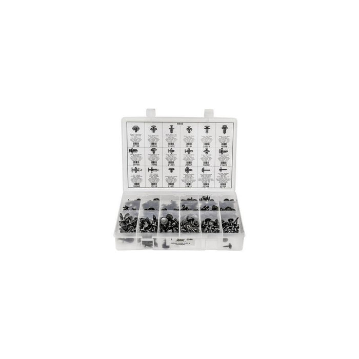 Auveco 6946 Engine Cover Clip and Fastener Assortment, For Use With Honda, Mazda, Nissan, Toyota, GM