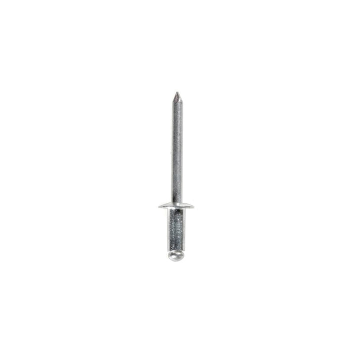 Auveco 8310 Dome Head Blind Pan-L Rivet, 3/16 in Dia x 1/8 to 1/4 in Grip Range, Aluminum Rivet/Mand