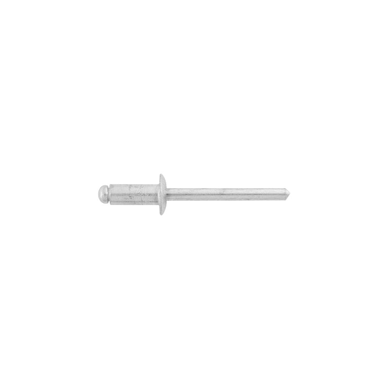 8311 Dome Head Blind Pan-L Rivet, 3/16 in Dia x 7/16 in L x 1/8 to 1/4 in Grip Range, Aluminu
