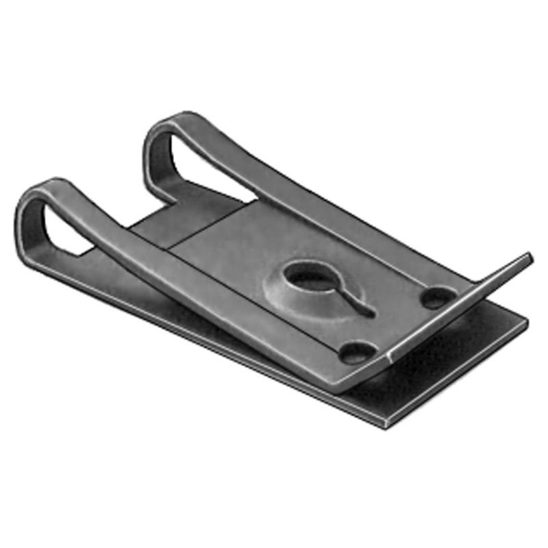 9879 Spring-Type U-Nut, #8 Screw, Phosphate