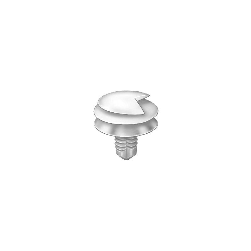 AP10621 Triple Head Type 12 Door Trim Panel and Headliner Retainer 11/16 in White Nylon