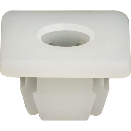 Auveco AP11719 Square Head License Plate Nut, 1/4 in Screw x 0.415 in W x 0.37 in OAL, Nylon