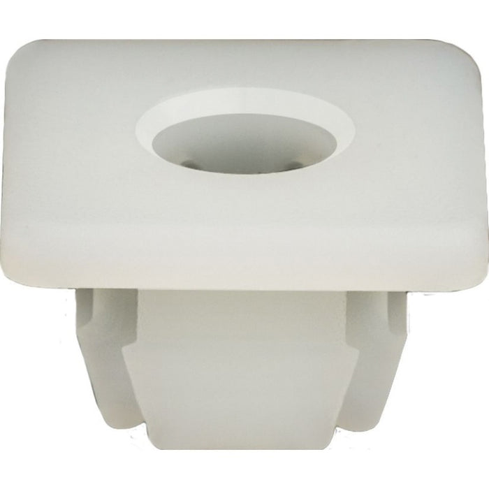 Auveco AP11719 Square Head License Plate Nut, 1/4 in Screw x 0.415 in W x 0.37 in OAL, Nylon