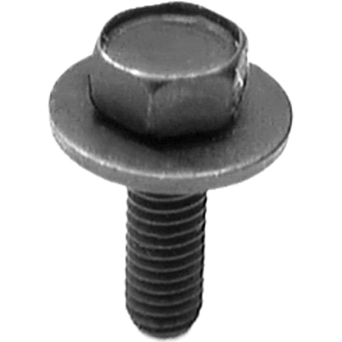 Auveco AP12067 Hex Head Sems Body Bolt, M6 - 1 Screw x 20 mm L x 10 mm Across Flats, Phosphate