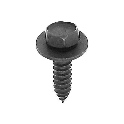 Auveco AP12339 Hex Head Sems A/AB Point Tapping Screw, M6.3 - 1.81 Screw x 25 mm L x 10 mm Across Fl