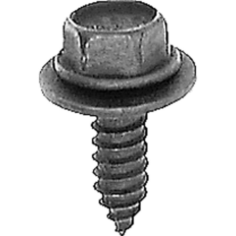Hex Washer Head Sems A/AB Point Tapping Screw AP12351 M6.3 x 20 mm Black Polyseal