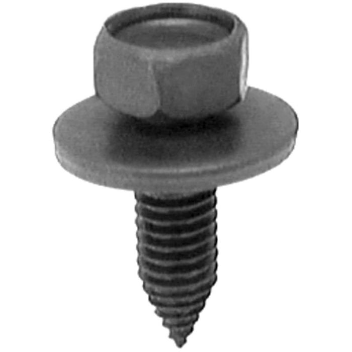 Auveco AP12693 Hex Head Sems CA Point Body Bolt, M6 x 1 mm Screw x 20 mm L, Phosphate