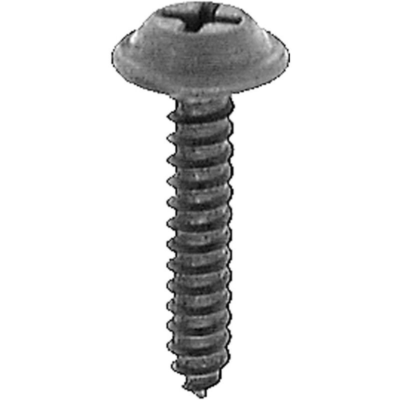 Phillips Flat Top Screw AP12954 #10 x 1 in Black E-Coat