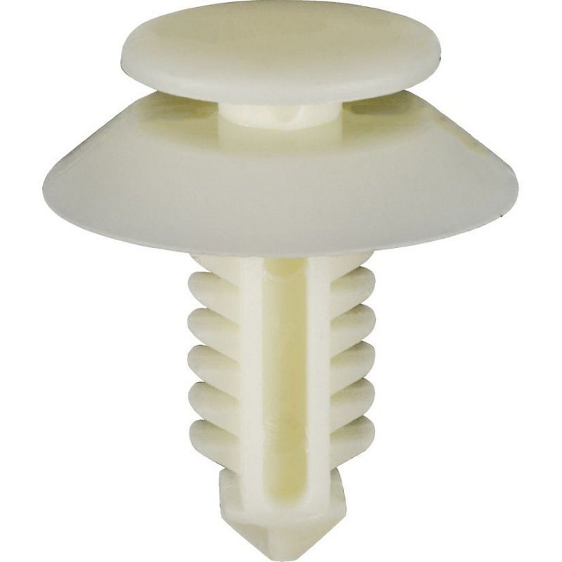 Double Head Door Retainer AP13470 1/2 in Top 3/4 in Bottom White Nylon
