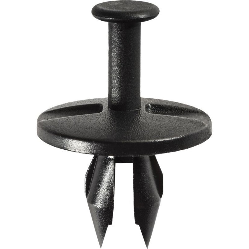 AP14010 Push-Type with Open End Type 5 Fascia Retainer, 1 in Dia Head x 23/32 in L Stem, Nylo