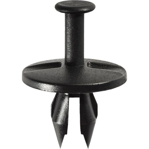 Auveco AP14010 Push-Type with Open End Type 5 Fascia Retainer, 1 in Dia Head x 23/32 in L Stem, Nylo