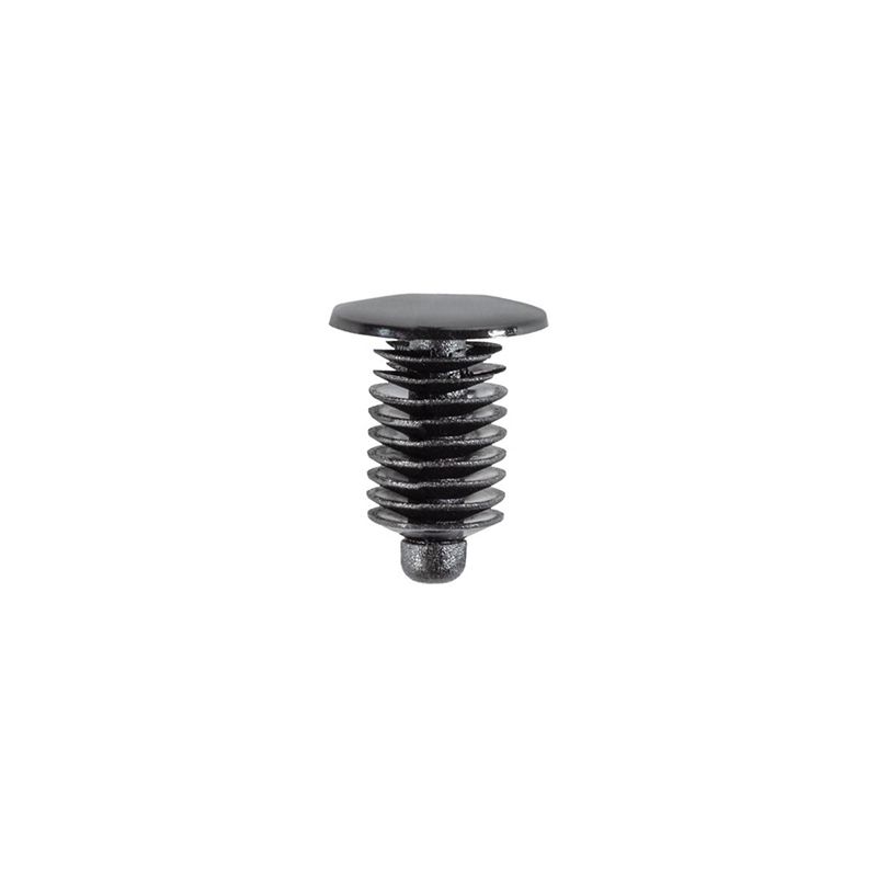 AP14921 Single Head Type 1 Weatherstrip Retainer 10 mm Dia Bottom Head, Nylon Black