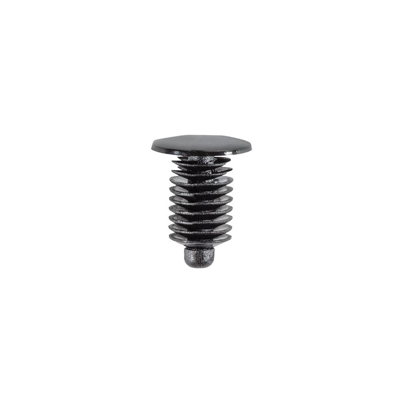 AP14921 Single Head Type 1 Weatherstrip Retainer 10 mm Dia Bottom Head, Nylon Black