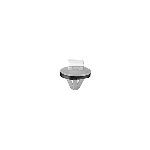 Auveco AP15695 Molding Clip, 15 mm Dia Head x 8 mm L Stem x 8 mm Hole, Nylon, White