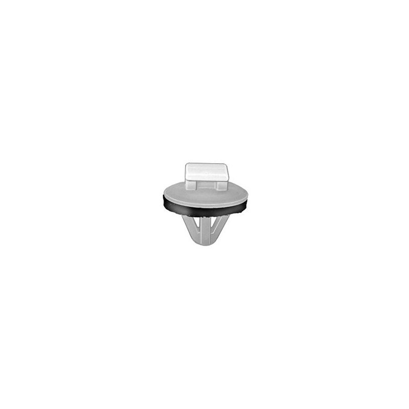 AP15695 Molding Clip 15 mm Dia Head x 8 mm Stem White Nylon