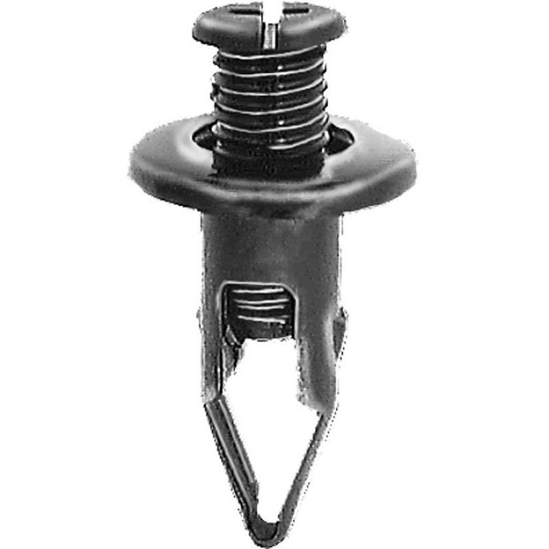 Auveco AP17143 Push/Screw-Type with Closed End Retainer, 20 mm Dia Head x 27 mm L Stem x 10 mm Hole,