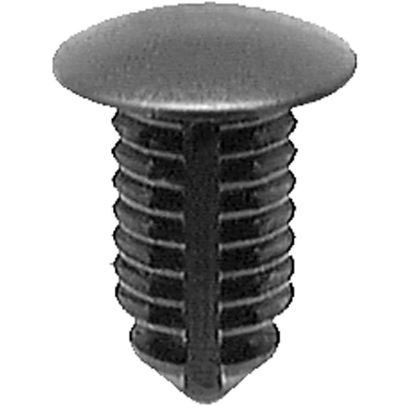 Auveco AP17612 Single Head Type 1 Trim Panel Retainer, 5/8 in Dia Bottom Head, Nylon, Black