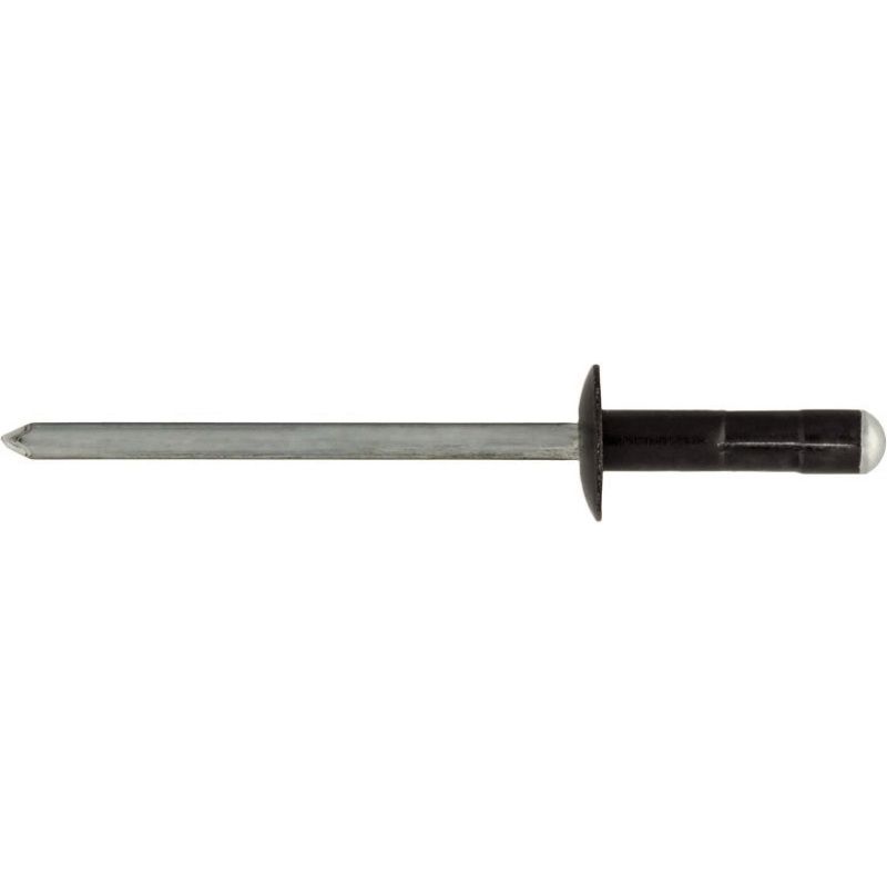 AP17615 Rivet, 1/8 in Dia x 5/16 to 3/8 in Grip Range, Aluminum Rivet/Steel Mandrel, Black