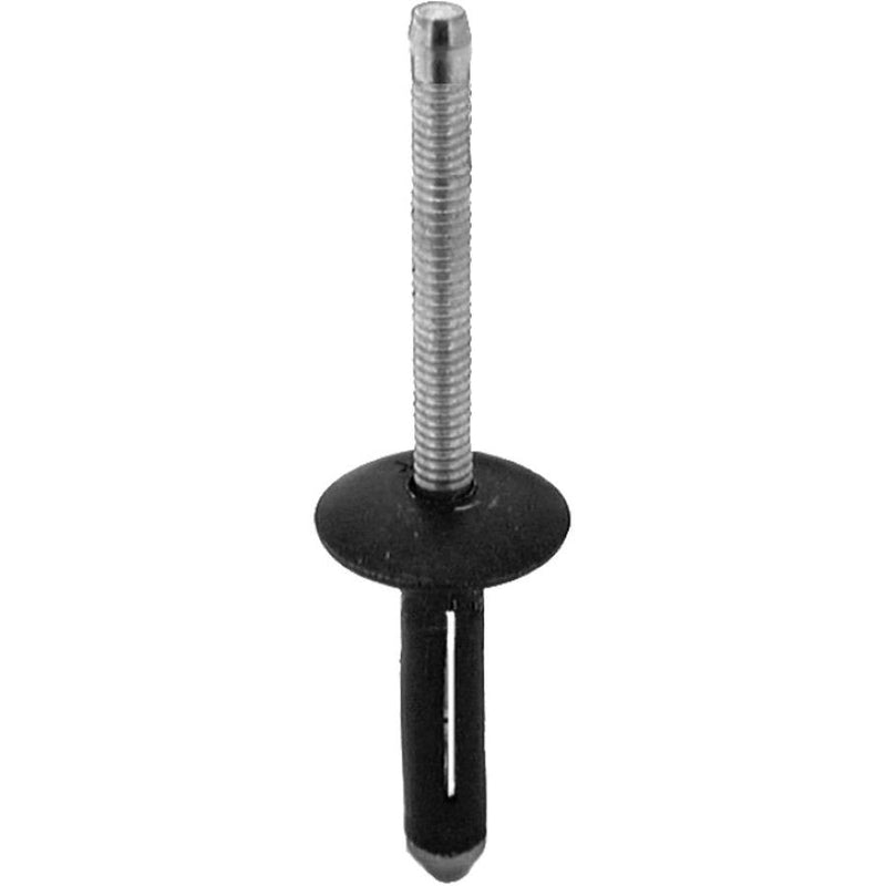AP17639 Split-Type Rivet, 1/4 in Dia x 3/16 to 3/8 in Grip Range, Aluminum Rivet/Mandrel, Bla